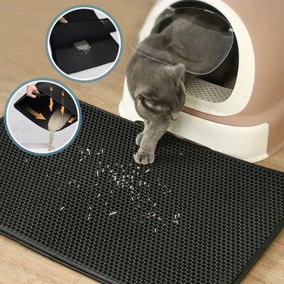 Tapis Litière Chat nettoyage La Patte Velue